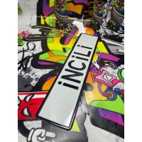 Appcity Beyaz Dekor Plaka, Yazi Dekor Plaka, Isme Özel Plaka, Galeri Plakası Appcity Beyaz Dekor Plaka, Yazi Dekor Plaka, Isme Özel Plaka, Galeri Plakası